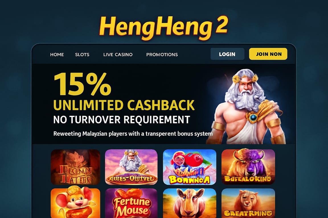 HengHeng2 Login Malaysia: A Comprehensive Cashback and User Experience Review